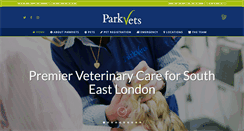 Desktop Screenshot of parkvets.com